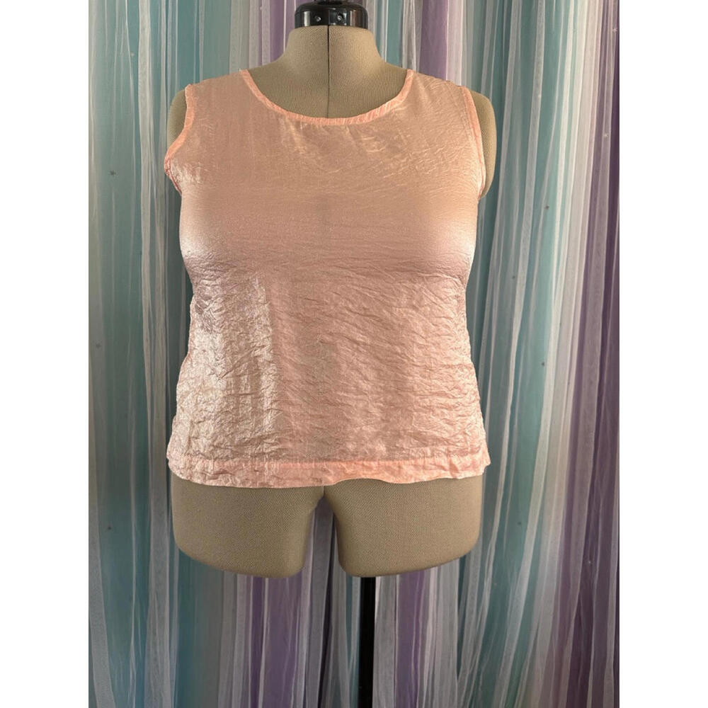 Pink Chiffon Tank